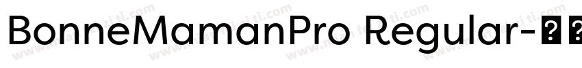 BonneMamanPro Regular字体转换
